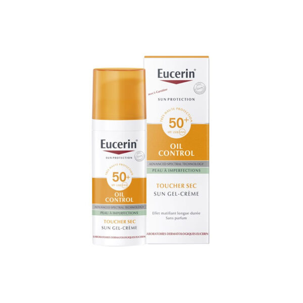 EUCERIN Sun Oil Control Gel Crème Solaire Invisible Toucher Sec SPF50+