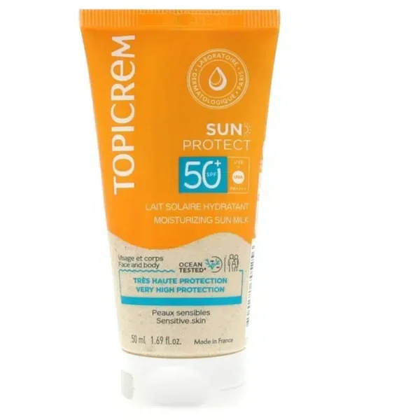 Topicrem Sun Protect Lait Solaire Hydratant Spf50+ 50 ml